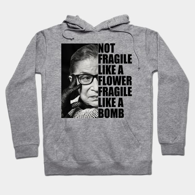 Ruth Bader Ginsburg Hoodie by hananeshopping